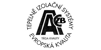 TEPELNĚ IZOLAČNÍ SYSTÉMY ACZB TŘÍDA KVALITY EVROPSKÁ KVALITA