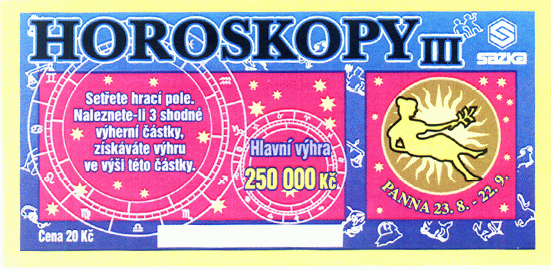 HOROSKOPY III S sazka PANNA