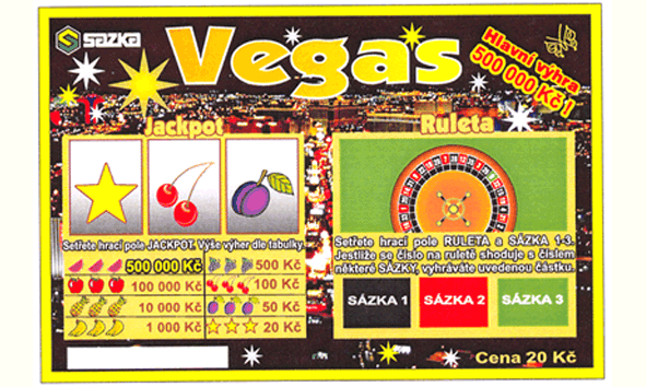 SAZKA Vegas Jackpot Ruleta
