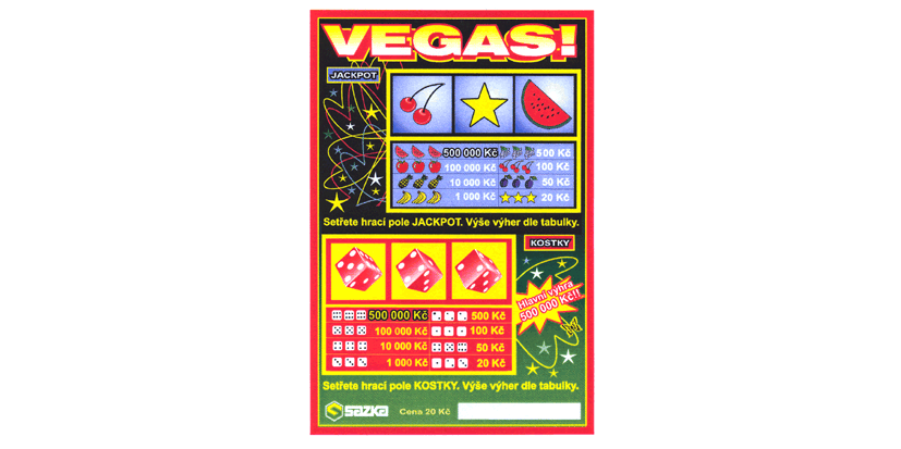 VEGAS! JACKPOT KOSTKY SAZKA