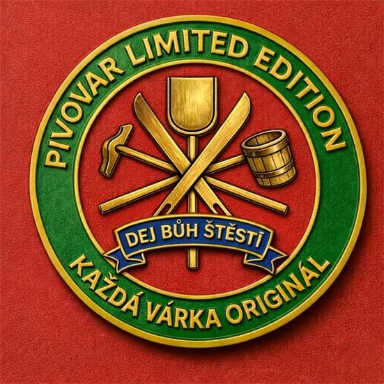 PIVOVAR LIMITED EDITION DEJ BŮH ŠTĚSTÍ KAŽDÁ VÁRKA ORIGINÁL
