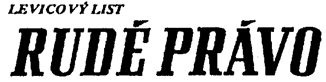 LEVICOVÝ LIST RUDÉ PRÁVO