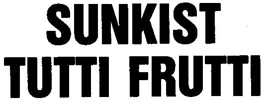 SUNKIST TUTTI FRUTTI