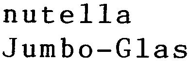 nutella Jumbo-Glas