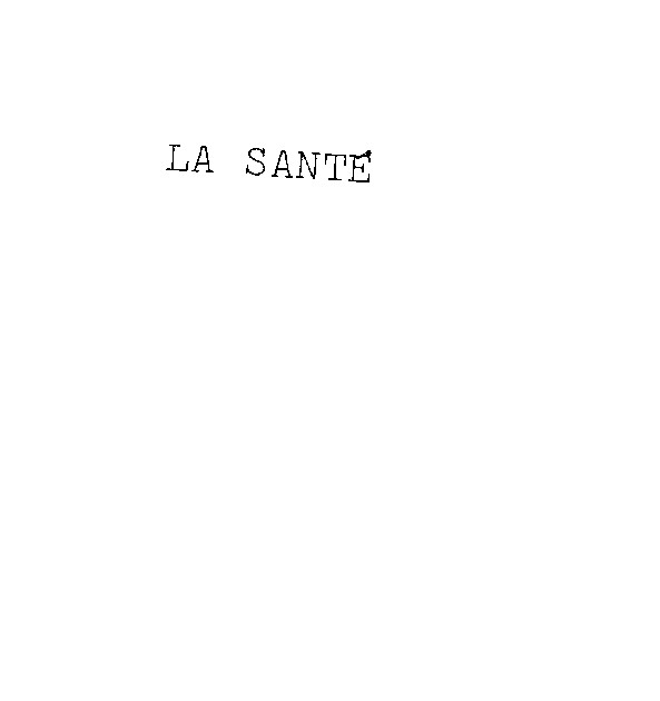 LA SANTÉ
