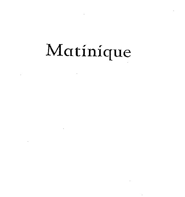 Matíníque