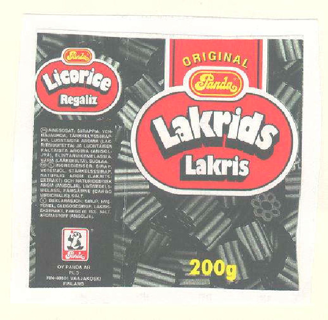 ORIGINAL Panda Lakrids