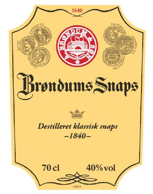 A. BRØNDUM & SØN BrøndumsSnaps