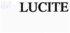 LUCITE