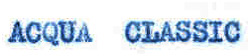 ACQUA CLASSIC
