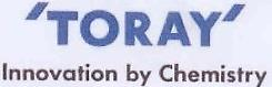 TORAY - INNOVATION BY CHEMISTRY