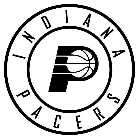 INDIANA PACERS with P (Stylized) and Ball Design
