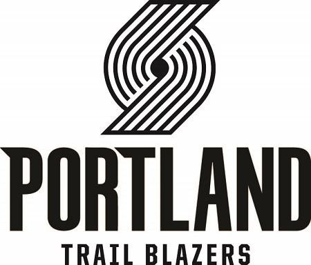 PORTLAND TRAIL BLAZERS with Swirl Design