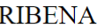 RIBENA