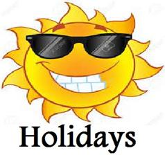 HOLIDAYS