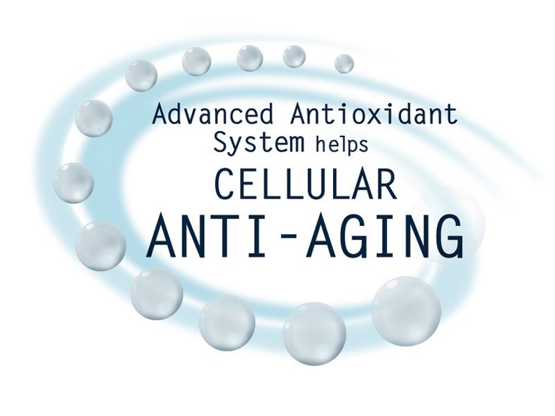 Advanced Antioxidant System helps CELLULAR ANTI-AGING
