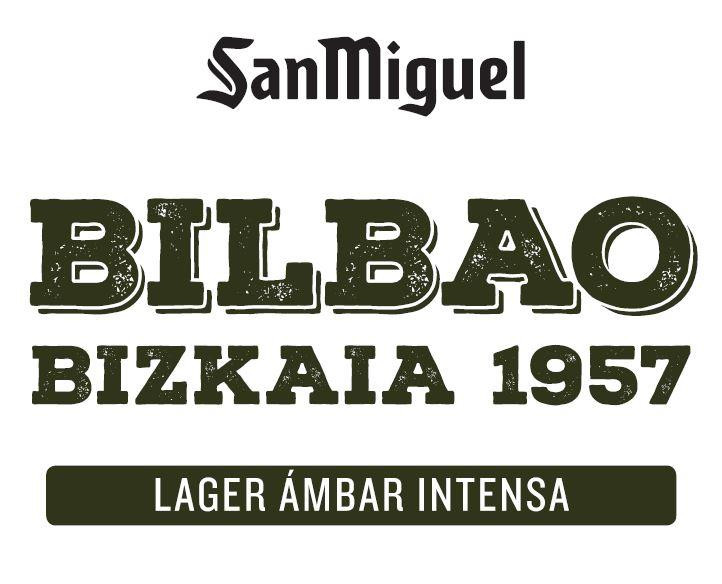 SANMIGUEL BILBAO BIZKAIA 1957 LAGER AMBAR INTENSA