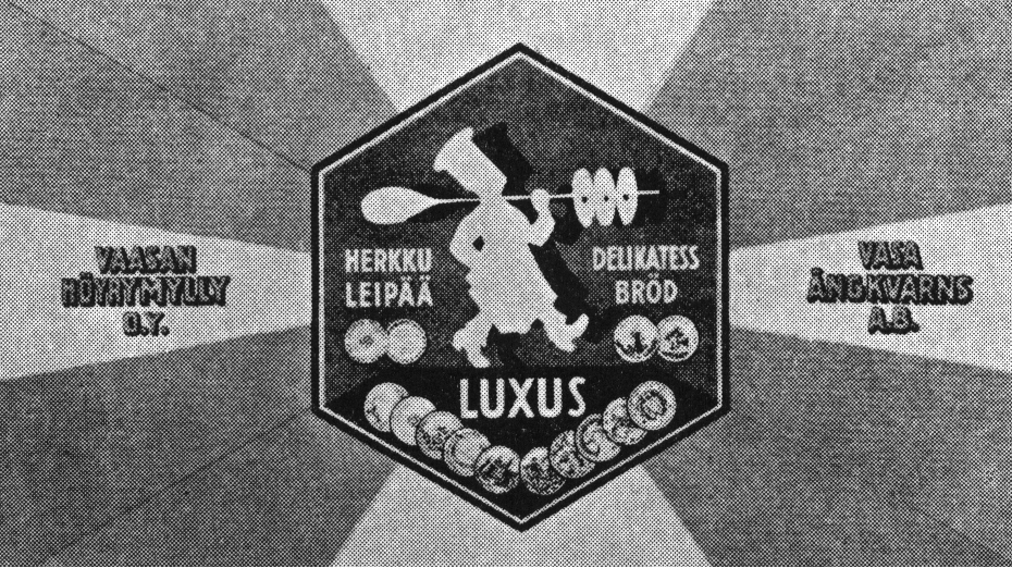 LUXUS VAASAN HÖYRYMYLLY O.Y. VASA ÅNGKVARNS A.B.