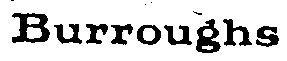 Burroughs