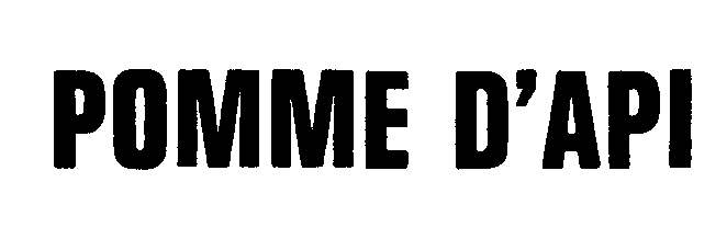 POMME D'API