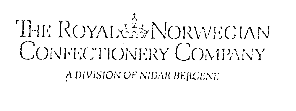 THE ROYAL NORWEGIAN CONFECTIONERY COMPANY NIDAR BERGENE