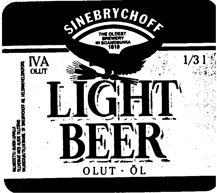SINEBRYCHOFF LIGHT BEER