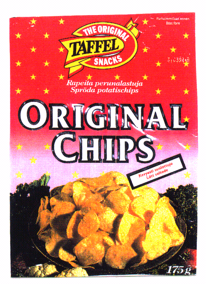 TAFFEL ORIGINAL CHIPS, THE ORIGINAL SNACKS