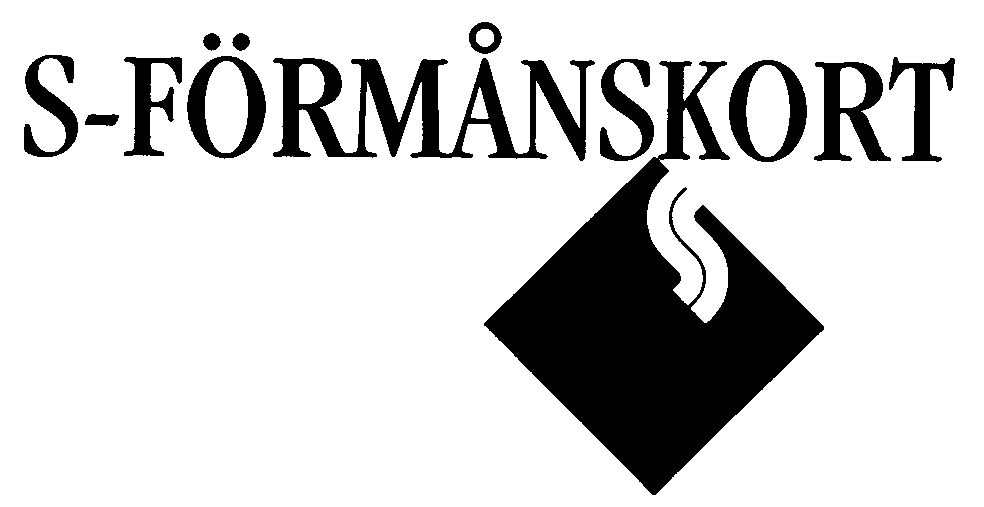 S-FÖRMÅNSKORT