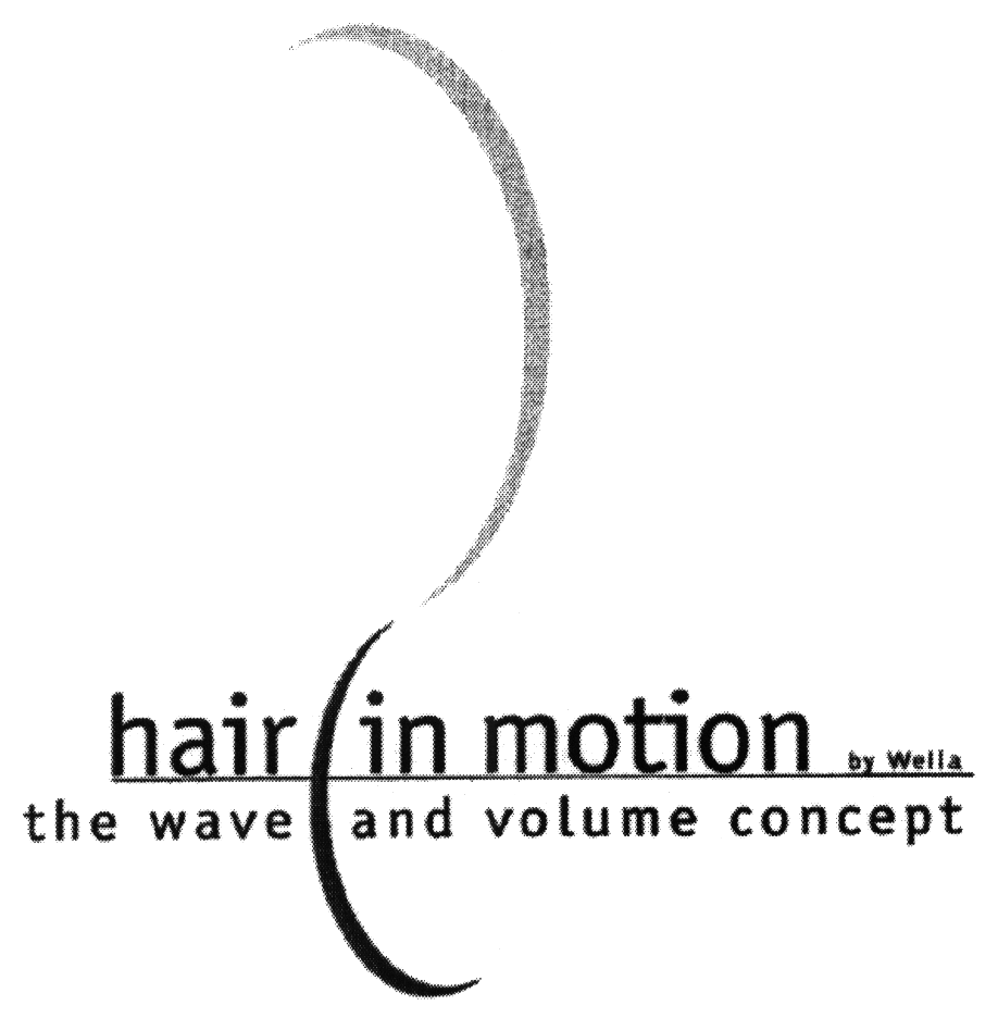 hair in motion by Wella the wave and volume concept