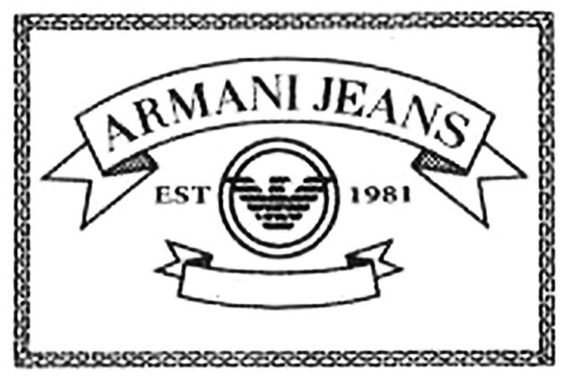 ARMANI JEANS EST 1981