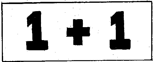 1+1