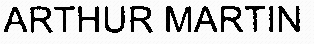 ARTHUR MARTIN