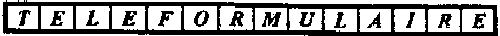 TELEFORMULAIRE