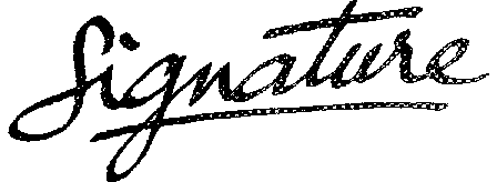 SIGNATURE