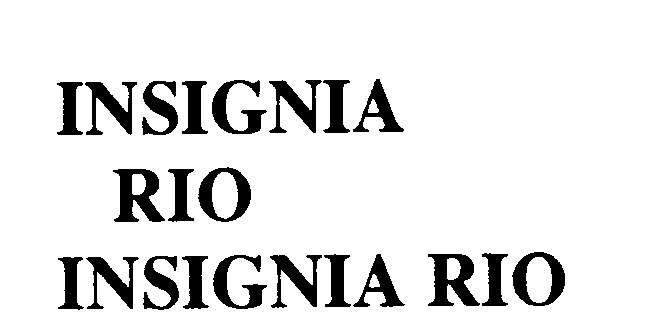 INSIGNIA RIO