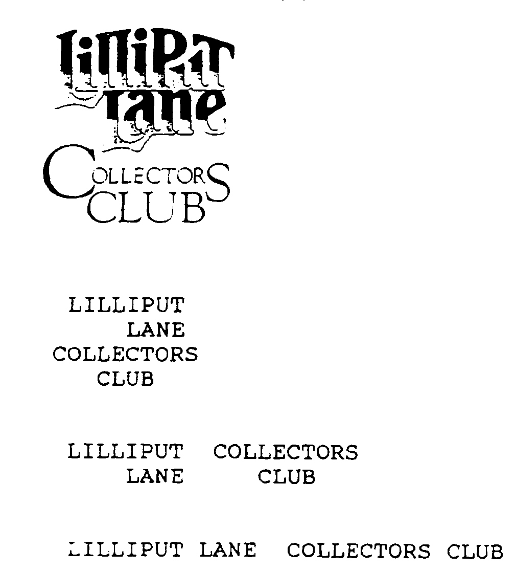 Lilliput Lane COLLECTORS CLUB