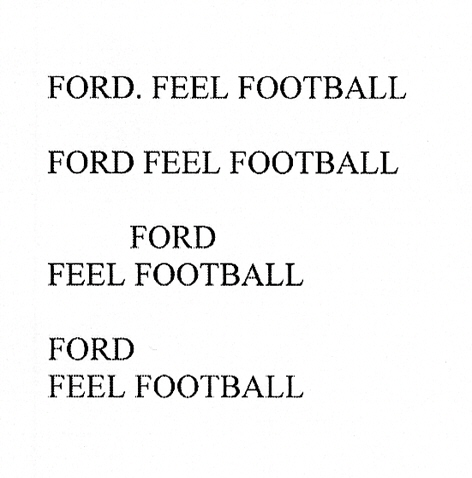 FORD. FEEL FOOTBALL