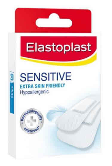ELASTOPLAST SENSITIVE EXTRA SKIN FRIENDLY HYPOALLERGENIC