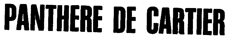 PANTHERE DE CARTIER