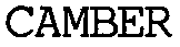 CAMBER