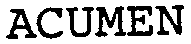 ACUMEN