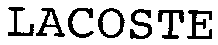 LACOSTE