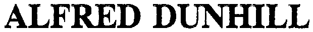 ALFRED DUNHILL