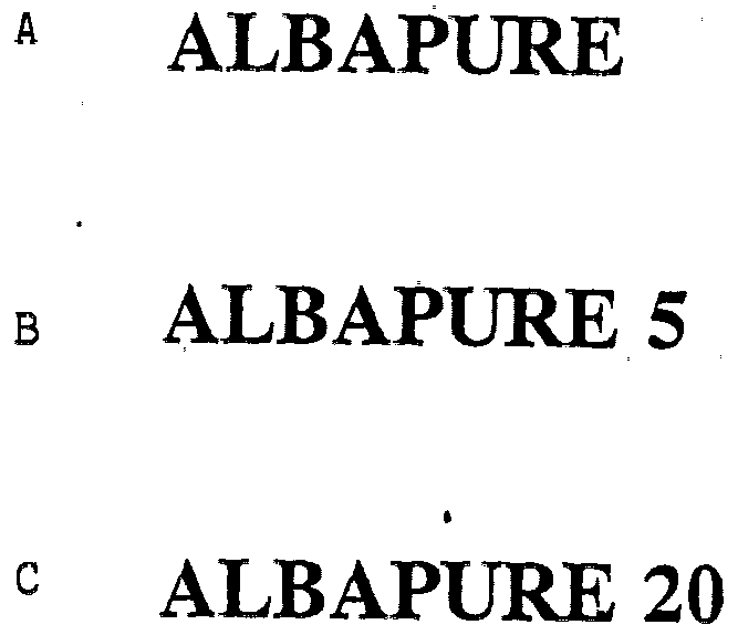 ALBAPURE ALBAPURE 5 ALBAPURE 20