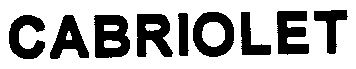 CABRIOLET
