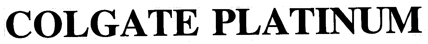 COLGATE PLATINUM