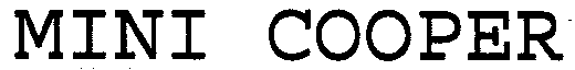 MINI COOPER