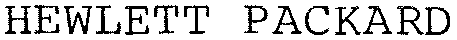 HEWLETT PACKARD