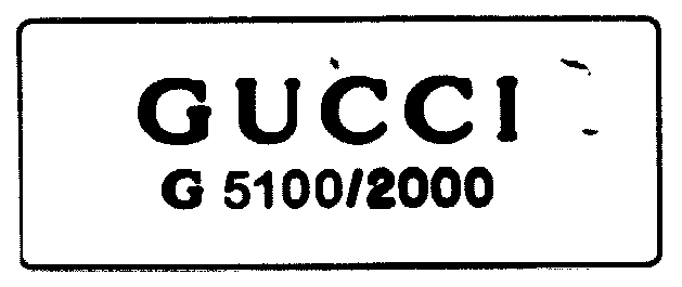 GUCCI G 5100/2000