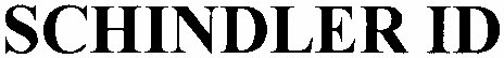SCHINDLER ID